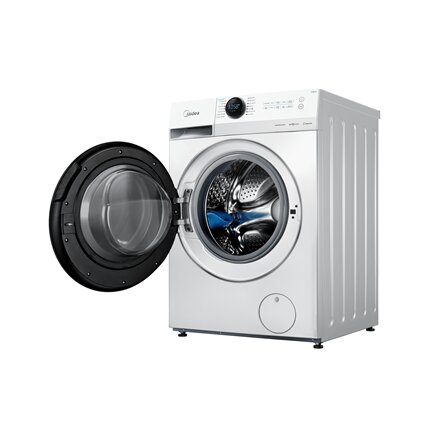 Midea , Washing Machine , MF200W80WB/W-HR , Energy efficiency class A , Front loading , Washing capacity 8 kg , 1400 RPM , Depth 48 cm , Width 60 cm , Display , LCD , Steam function , White