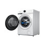 Midea , Washing Machine , MF200W80WB/W-HR , Energy efficiency class A , Front loading , Washing capacity 8 kg , 1400 RPM , Depth 48 cm , Width 60 cm , Display , LCD , Steam function , White