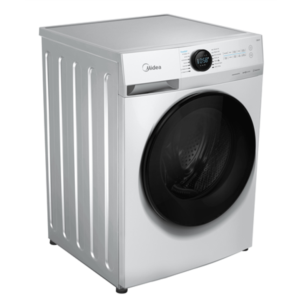 Midea Washing Machine , MF200W80WB/W-HR , Energy efficiency class A , Front loading , Washing capacity 8 kg , 1400 RPM , Depth 48 cm , Width 60 cm , Display , LCD , Steam function , White