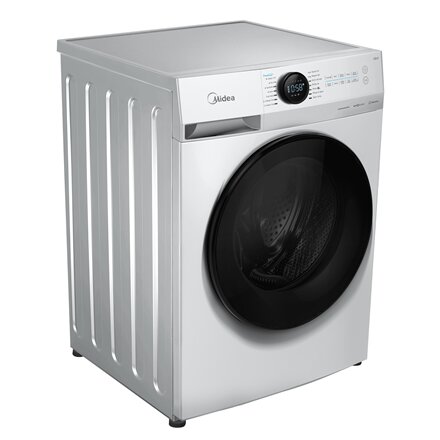 Midea , Washing Machine , MF200W80WB/W-HR , Energy efficiency class A , Front loading , Washing capacity 8 kg , 1400 RPM , Depth 48 cm , Width 60 cm , Display , LCD , Steam function , White