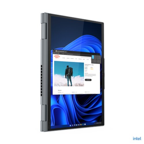 Lenovo ThinkPad X1 Yoga (Gen 7) Grey, 14 , IPS, Touchscreen, WUXGA, 1920 x 1200, Anti-glare, Intel Core i5, i5-1240P, 16 GB, SSD 256 GB, Intel Iris Xe Graphics, No Optical drive, Windows 11 Pro, 802.11ax, Bluetooth version 5.2, LTE Upgradable, Keyboard la