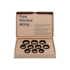 Ultrahuman Smart ring try-on sizing kit , UH-RA-SSK , Black
