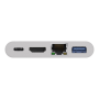Goobay , USB-C Multiport Adapter (HDMI + Ethernet, PD) , 62105