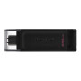 Kingston , USB Flash Drive , DataTraveler 70 , 256 GB , USB Type-C , Black