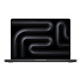 Apple , MacBook , Pro , Space Black , 14 , 3024 x 1964 pixels , Apple M3 Pro , 18 GB , Solid-state drive capacity 512 GB , Apple M3 Pro chip 11-core CPU/14-core GPU , macOS , 802.11ax , Bluetooth version 5.3 , Keyboard language Russian , Keyboard backlit 