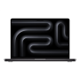 Apple , MacBook , Pro , Space Black , 14 , 3024 x 1964 pixels , Apple M3 Pro , 18 GB , Solid-state drive capacity 512 GB , Apple M3 Pro chip 11-core CPU/14-core GPU , macOS , 802.11ax , Bluetooth version 5.3 , Keyboard language Russian , Keyboard backlit 