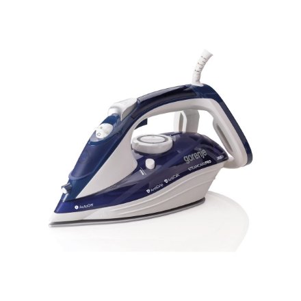 Gorenje , Steam Iron , SIH2600BLC , Steam Iron , 2600 W , Water tank capacity 350 ml , Continuous steam 30 g/min , Steam boost performance 95 g/min , Blue/White