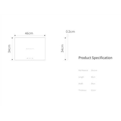 PETKIT Food mat Capacity Does not apply L Material Silicone Grey