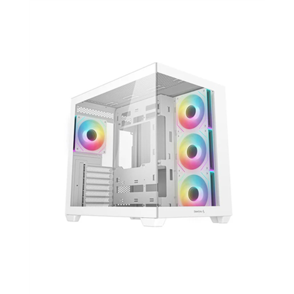 Deepcool CG530 4F WH , White , Mid Tower , Power supply included No