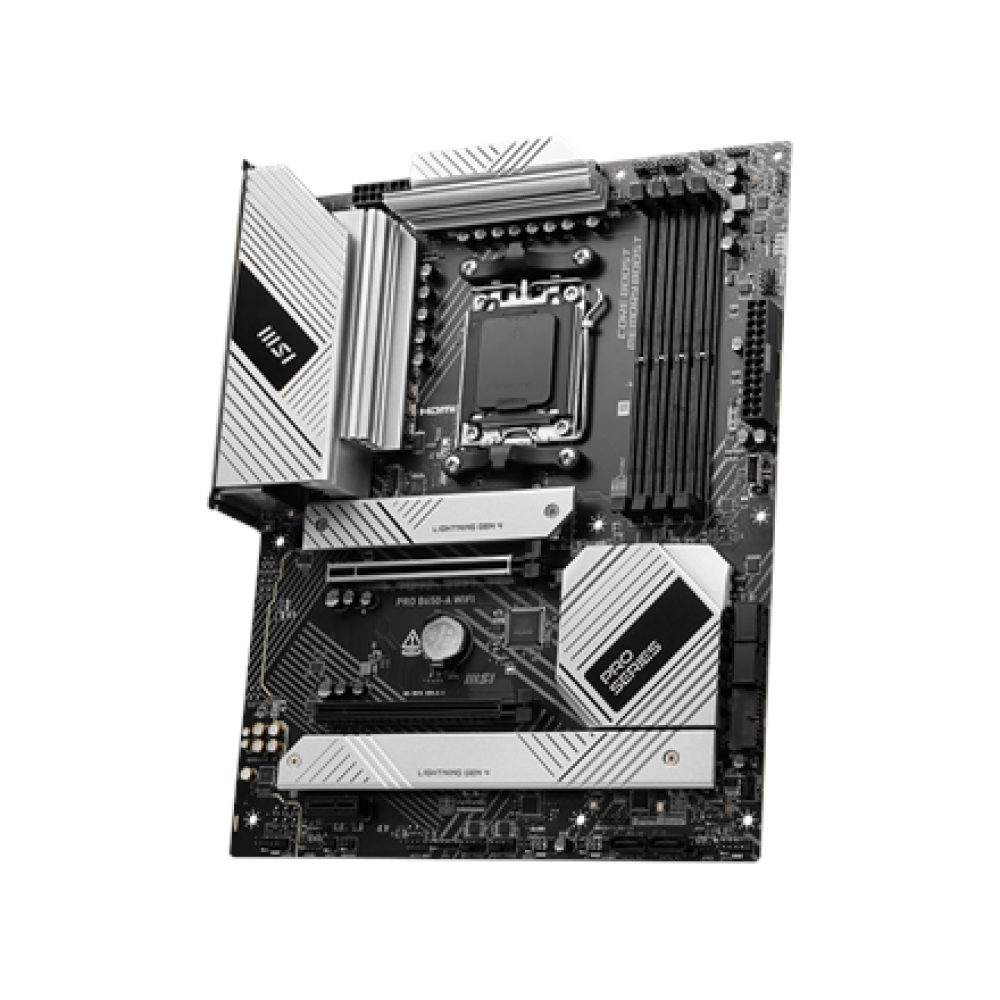 MSI PRO B650-A WIFI , Processor family AMD , Processor socket AM5 , DDR5 , Supported hard disk drive interfaces SATA, M.2 , Number of SATA connectors 6