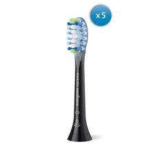 Philips , Toothbrush Heads , HX9045/88 Sonicare Premium Plaque Defence , Heads , For adults , Number of brush heads included 5 , Black