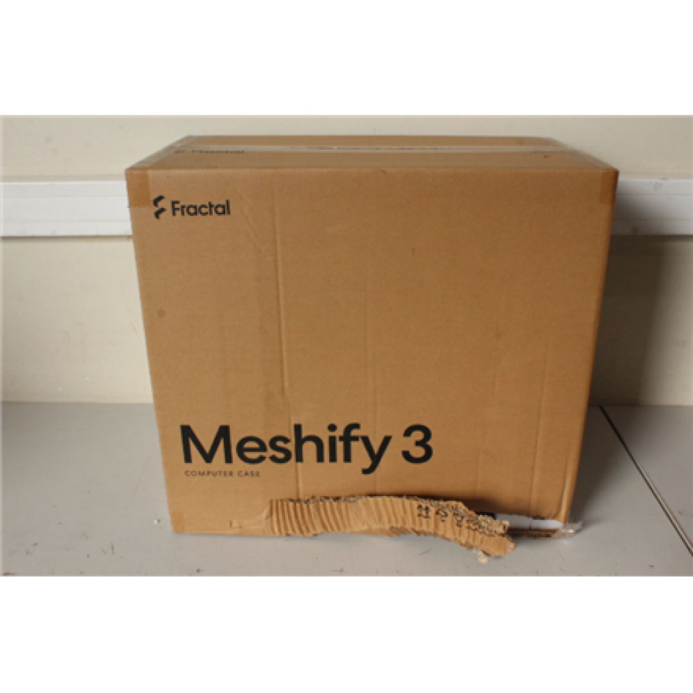 SALE OUT. , Fractal Design Meshify 3 , Black Solid , ATX , DAMAGED PACKAGING , Power supply included No