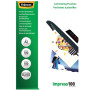Fellowes , Laminating Pouch , A3 , Glossy , Thickness: 100 micron, Qty Per Pack: 100 pcs; Ideal for notices, craft materials, signage and frequently handled documents; Compatible with all laminator brands