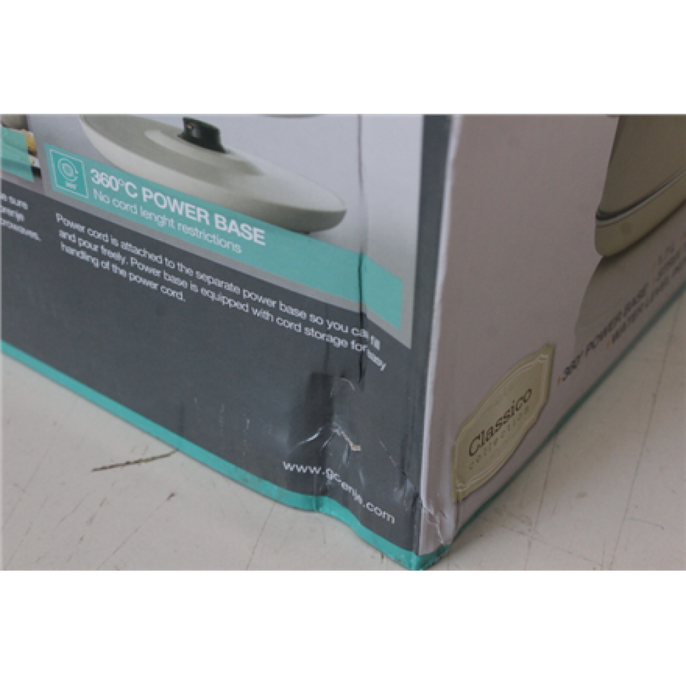 SALE OUT. , Gorenje , Kettle , K17CLIN , Electric , 2000 W , 1.7 L , Plastic/Metal , 360° rotational base , Ivory , DAMAGED PACKAGING