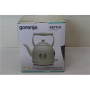 SALE OUT. Gorenje K17CLIN Kettle, Electric, Capacity 1.7 L, Power 2000 W, Plastic/metal, Ivory , Gorenje , DAMAGED PACKAGING
