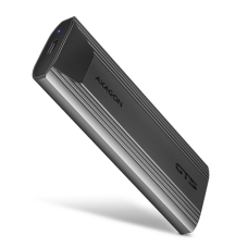 AXAGON USB-C 10Gbps - M.2 NVMe and SATA SSD THIN SCREWLESS box , EEM2-GTS2