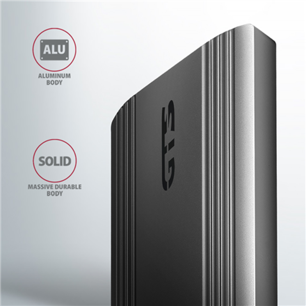 AXAGON USB-C 10Gbps - M.2 NVMe and SATA SSD THIN SCREWLESS box , EEM2-GTS2