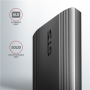AXAGON USB-C 10Gbps - M.2 NVMe and SATA SSD THIN SCREWLESS box , EEM2-GTS2