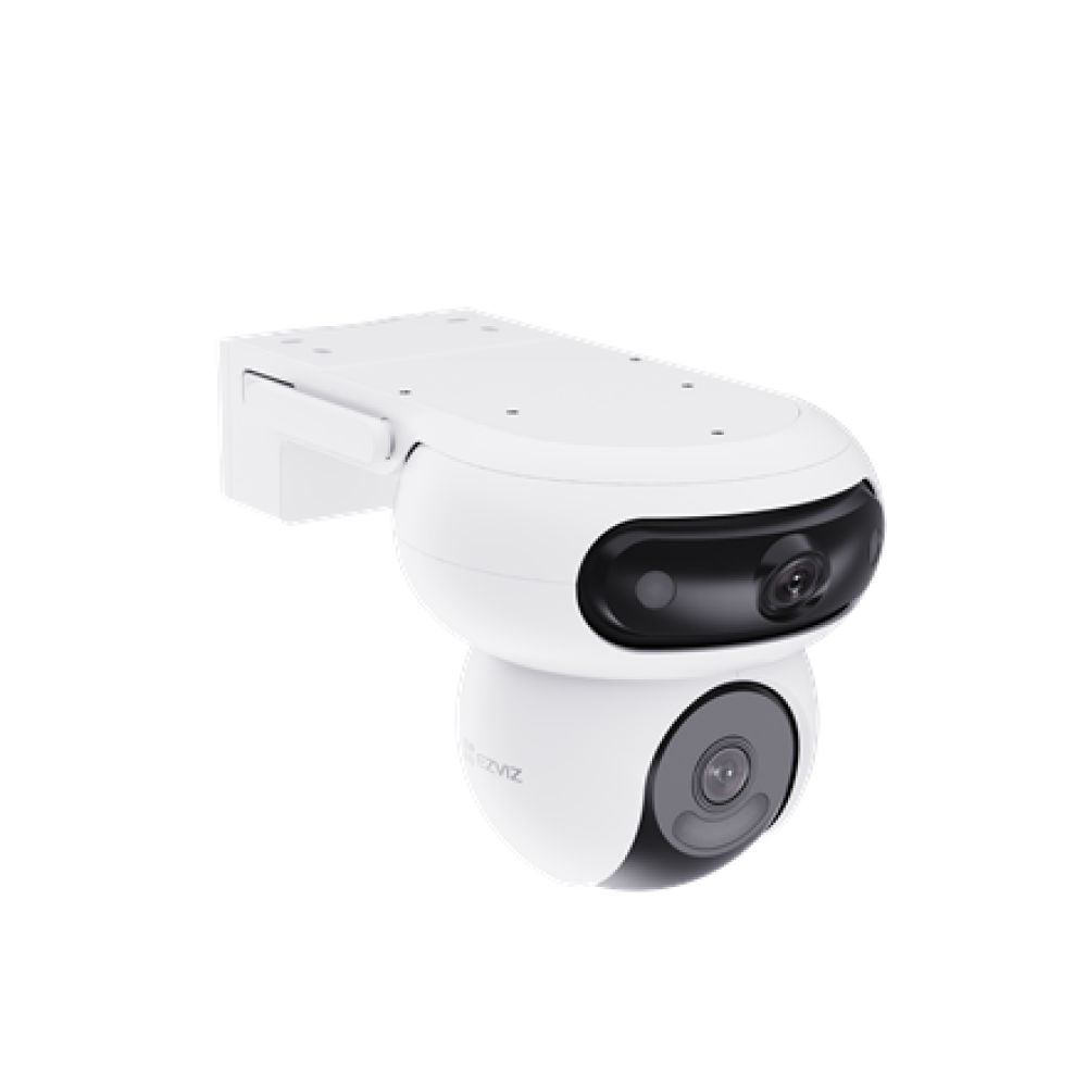 EZVIZ Battery-Powered PT IP Camera with Solar Panel Kit , CS-HB90x/SP , 4+4 MP , 2.8mm/6mm , IP65 , H.264/H.265 , Micro SD, Max. 512 GB