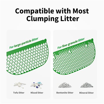 PETKIT , Pura Max 2 Mineral Sand Litter, Green + Magnetic Cat Litter Remover , Green