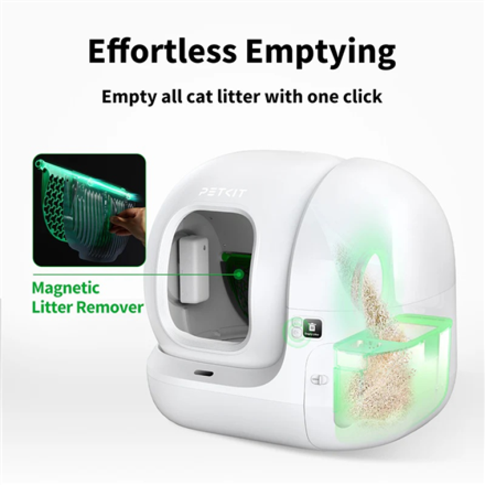 PETKIT , Pura Max 2 Mineral Sand Litter, Green + Magnetic Cat Litter Remover , Green