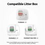 PETKIT , Pura Max 2 Mineral Sand Litter, Green + Magnetic Cat Litter Remover , Green