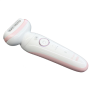 Braun Epilator , SES9000 Silk-epil 9 SkinSpa , Operating time (max) 50 min , Number of power levels 2 , Wet & Dry , White/Pink