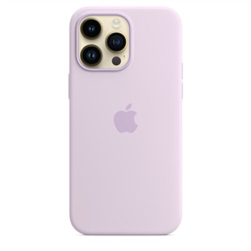 Apple 14 Pro Max Silicone Case with MagSafe Lilac