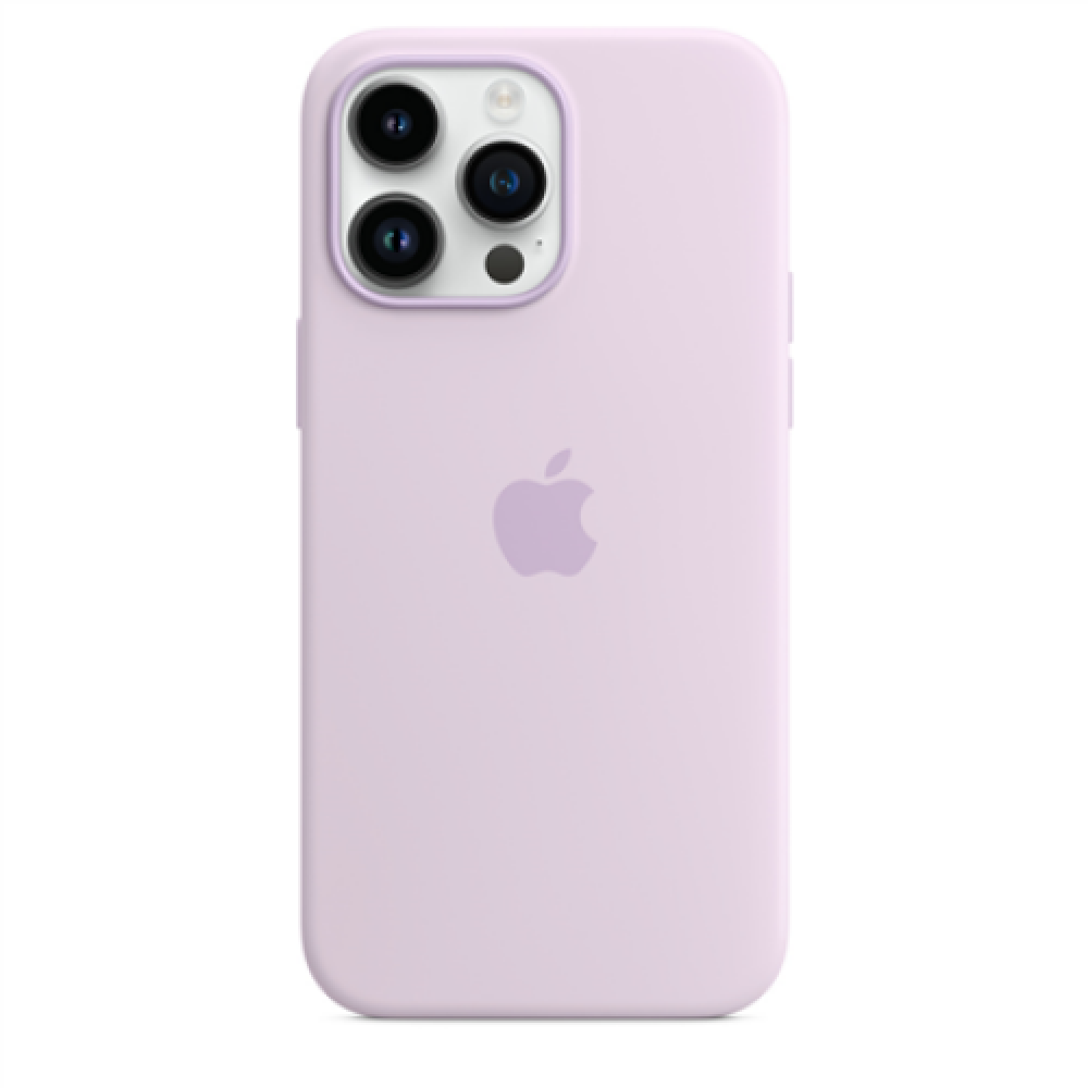 Apple 14 Pro Max Silicone Case with MagSafe Lilac