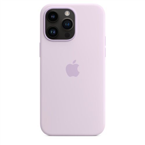 Apple 14 Pro Max Silicone Case with MagSafe Lilac
