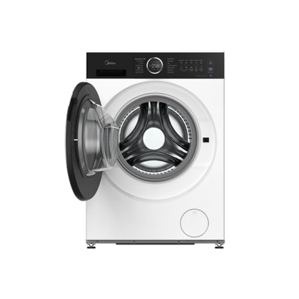 Midea Washing Machine , MF205W80BA30/W-BK , Energy efficiency class A , Front loading , Washing capacity 8 kg , 1400 RPM , Depth 49 cm , Width 60 cm , Display , LED , White