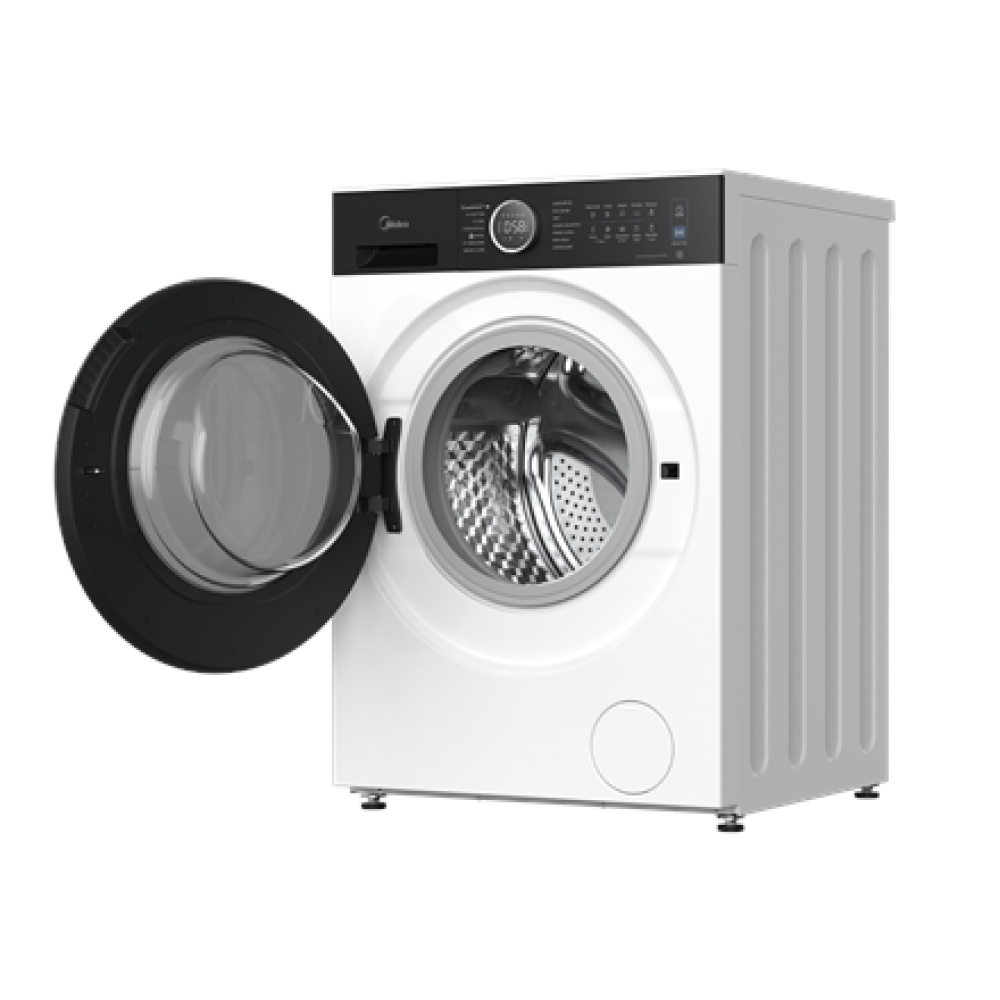 Midea Washing Machine , MF205W80BA30/W-BK , Energy efficiency class A , Front loading , Washing capacity 8 kg , 1400 RPM , Depth 49 cm , Width 60 cm , Display , LED , White