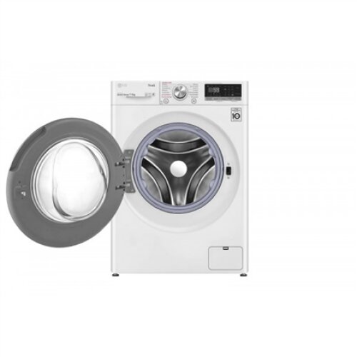LG , Washing Machine With Dryer , F2DV5S7S1E , Energy efficiency class D , Front loading , Washing capacity 7 kg , 1200 RPM , Depth 46 cm , Width 60 cm , Display , LED , Drying system , Drying capacity 5 kg , Steam function , Direct drive , Wi-Fi , White