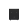 Lanberg , Rack cabinet 19 free-standing 15U/800x1000 (flat pack) with glass door, LCD , FF01-8015-12BL , Black