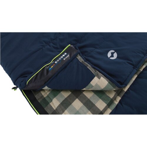 Outwell , Camper Lux , Sleeping Bag , 235 x 90 cm , -23/0 °C , Left Zipper