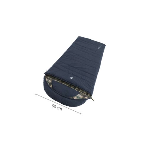 Outwell , Camper Lux , Sleeping Bag , 235 x 90 cm , -23/0 °C , Left Zipper