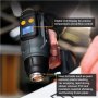 Batavia B.V. , Cordless Heat Gun with Digital LCD Display, Without battery and charger - 18V