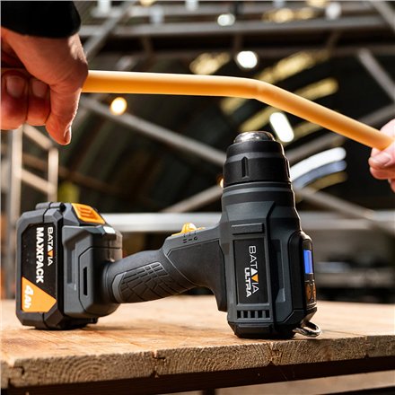 Batavia B.V. , Cordless Heat Gun with Digital LCD Display, Without battery and charger - 18V