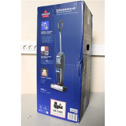 SALE OUT. Bissell CrossWave OmniFind Select Cordless , Bissell All-in-one Multi-Surface Vacuum Cleaner , CrossWave OmniFind Select , Cordless operating , Handstick , Washing function , 25.9 V , Operating time (max) 25 min , Black/Titanium , PACKAGING,USED