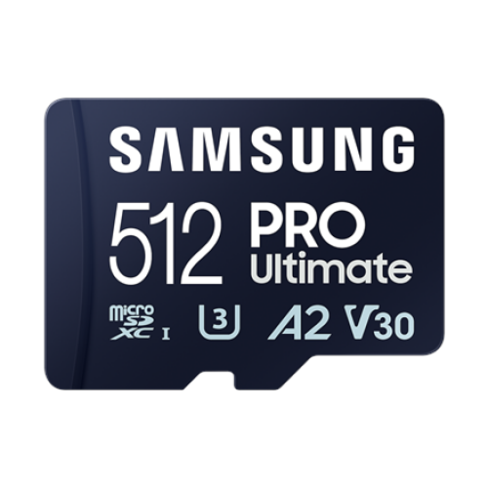 Samsung , MicroSD Card , PRO Ultimate , 512 GB , microSDXC Memory Card , Flash memory class U3, V30, A2 , SD adapter
