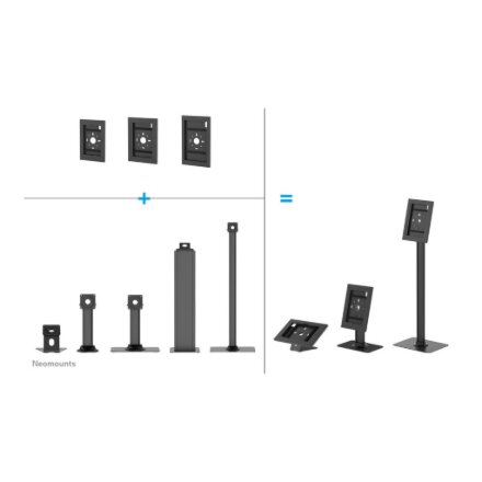 Neomounts Floor stand , FL15-628BL1 , Fixed , Maximum weight (capacity) 3 kg , Black