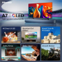 Hisense 55A7NQ , 55 , Smart TV , VIDAA , UHD , Black
