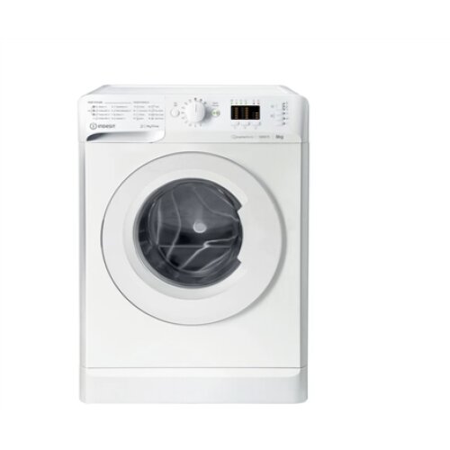 INDESIT , Washing Machine , MTWSA 61294 W EE , Energy efficiency class C , Front loading , Washing capacity 6 kg , 1200 RPM , Depth 42.5 cm , Width 59.5 cm , Display , LED , White
