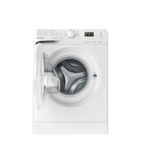 INDESIT , Washing Machine , MTWSA 61294 W EE , Energy efficiency class C , Front loading , Washing capacity 6 kg , 1200 RPM , Depth 42.5 cm , Width 59.5 cm , Display , LED , White