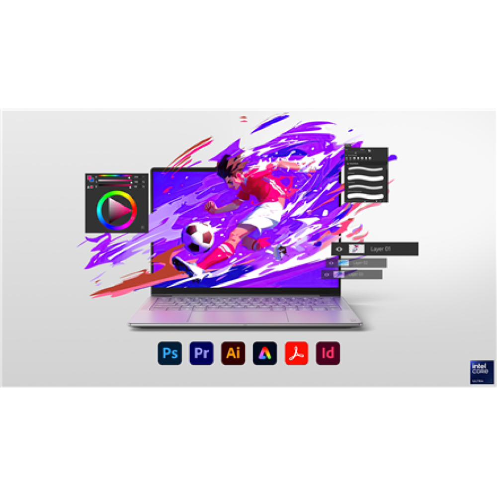 Lenovo Yoga Slim 7 14ILL10 , Luna Grey , 14 , OLED , WUXGA , 1920 x 1200 pixels , Glossy , Intel Core Ultra 7 , 258V , 32 GB , Soldered LPDDR5x , Solid-state drive capacity 1000 GB , Intel Arc Graphics 140V , Windows 11 Home , 802.11be , Bluetooth version