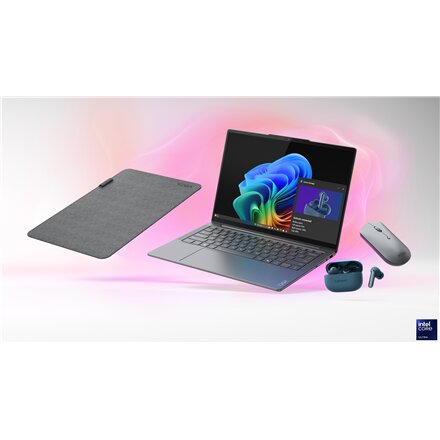 Lenovo Yoga Slim 7 14ILL10 , Luna Grey , 14 , OLED , WUXGA , 1920 x 1200 pixels , Glossy , Intel Core Ultra 7 , 258V , 32 GB , Soldered LPDDR5x , Solid-state drive capacity 1000 GB , Intel Arc Graphics 140V , Windows 11 Home , 802.11be , Bluetooth version