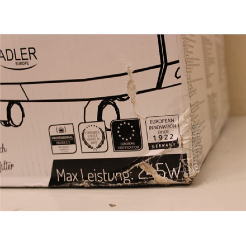 SALE OUT. Adler AD 7917 Air Dehumidifier, 200 W, Free standing, White , Adler , Air Dehumidifier , AD 7917 , Power 200 W , Suitable for rooms up to 60 m³ , Water tank capacity 2.2 L , White , DAMAGED PACKAGING