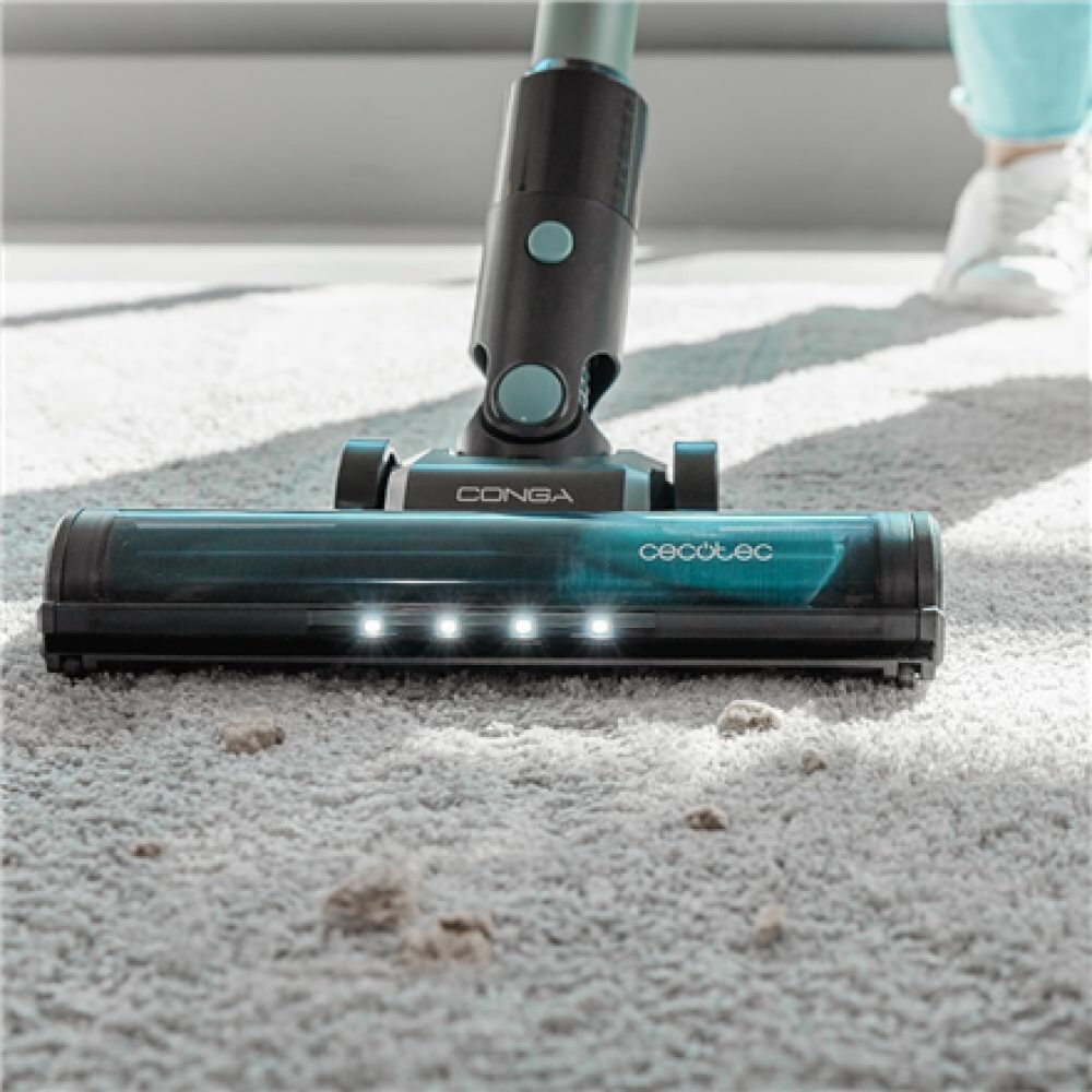 Cecotec Vacuum cleaner , Conga Rockstar 1500 Ray Pure , Cordless operating , Handstick , 215 W , 25.2 V , Operating time (max) 45 min , Black/Grey
