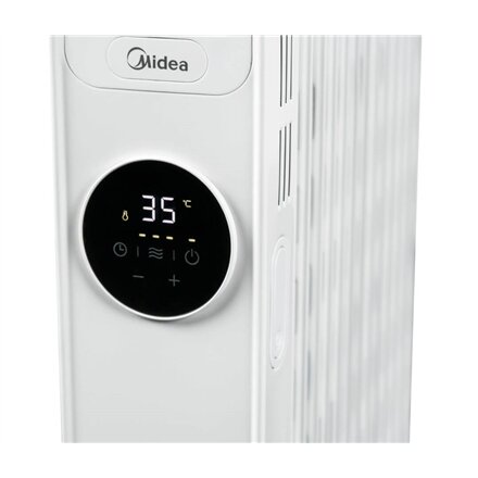 Midea Oil Radiator Heater , NY2513-22MR , Oil Radiator , 2500 W , Number of power levels 3 , Suitable for rooms up to 35 m² , White