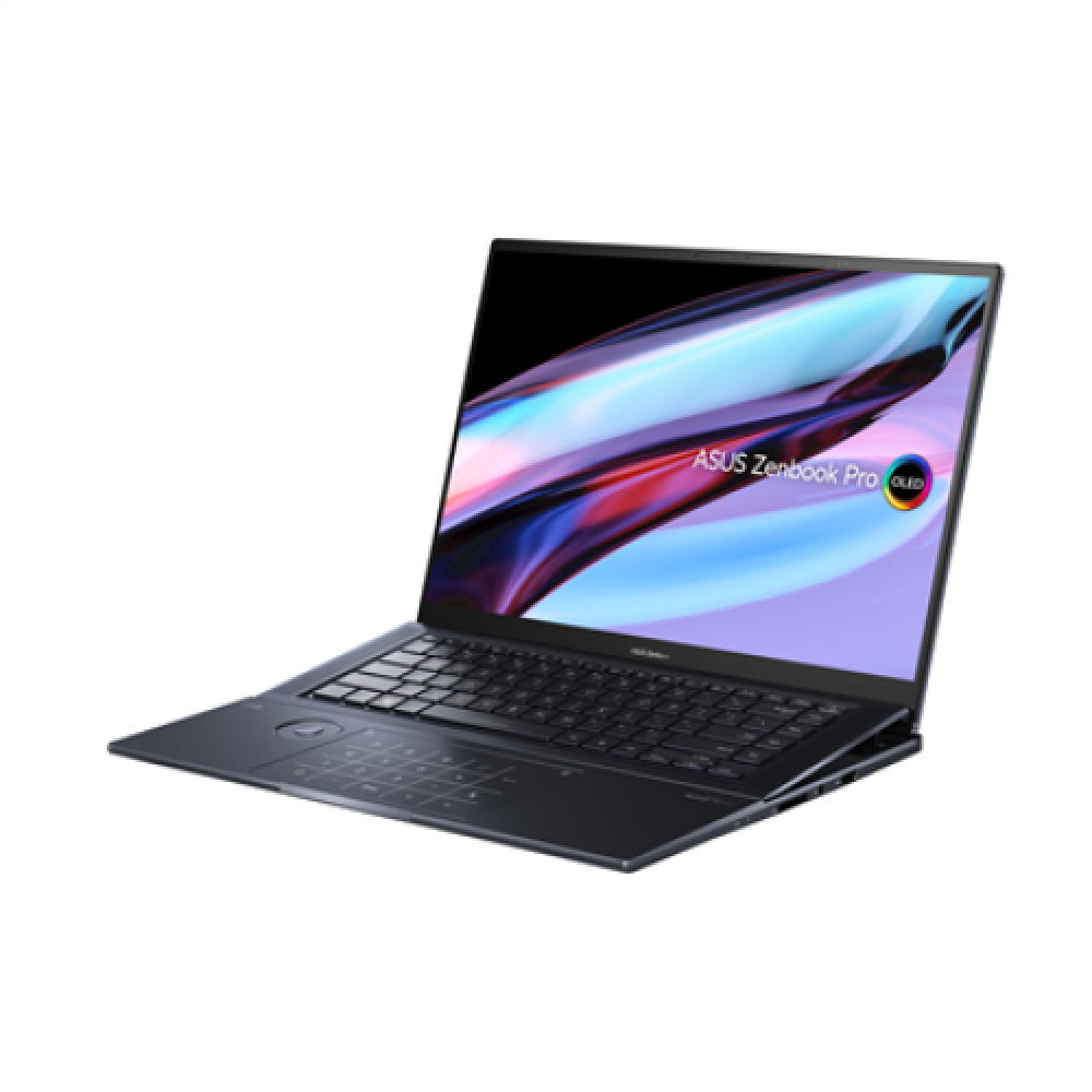 Asus Zenbook Pro 16X OLED Tech Black, 16 , OLED, Touchscreen, 3.2K, 120 Hz, 3200 x 2000, Gloss, Intel Core i9, i9-13900H, 32 GB, LPDDR5 on board, SSD 2000 GB, NVIDIA GeForce RTX 4070, GDDR6, 8 GB, No Optical drive, Windows 11 Home, 802.11ax, Bluetooth ver